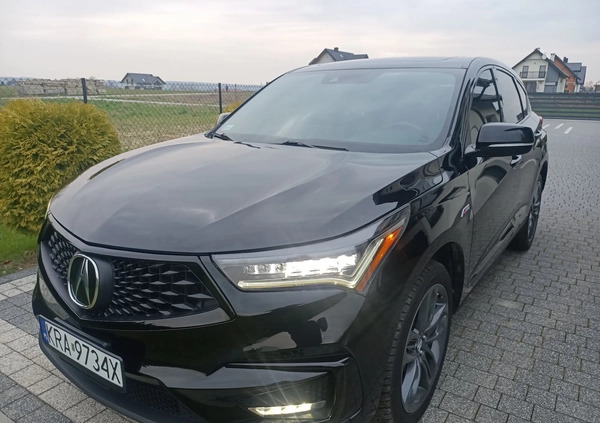 Acura RDX cena 143900 przebieg: 114000, rok produkcji 2019 z Darłowo małe 172